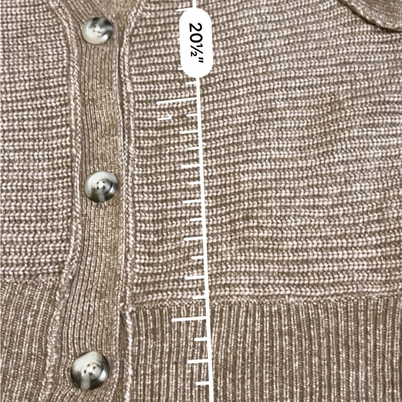 NWT Sincerely Jules Knit Button Down Sweater Vest M - Picture 5 of 6